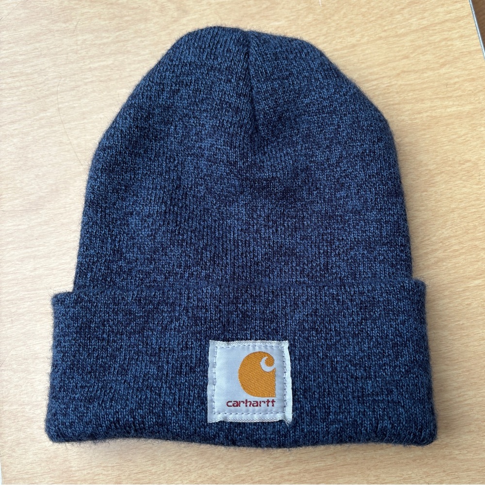 Carhartt Navy Blue Knit Beanie